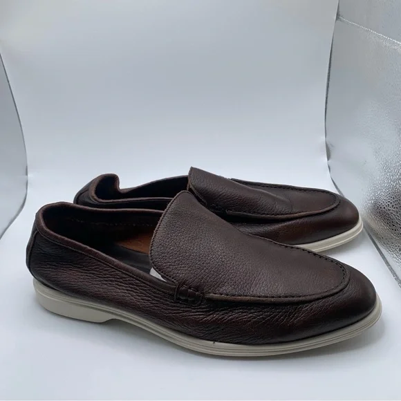 To Boot New York Forza brown leather loafers size 8 Mens 1624